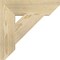 Ekena Millwork Traditional Slat Rough Sawn Bracket, Douglas Fir, 4"W x 16"D x 16"H BKT04X16X16TRA06RDF - alternate 3